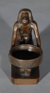 Appraisal: Marius A Azzi bronze incense burner Marius A Azzi American