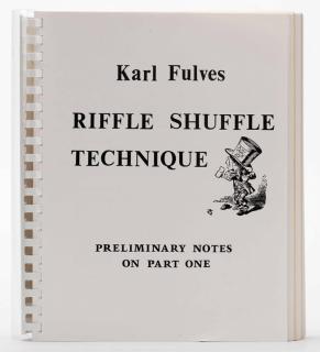 Appraisal: Fulves Karl Riffle Shuffle Technique Collected Works Teaneck s s