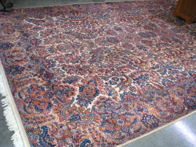 Appraisal: Kerman Pattern Karastan Rug x