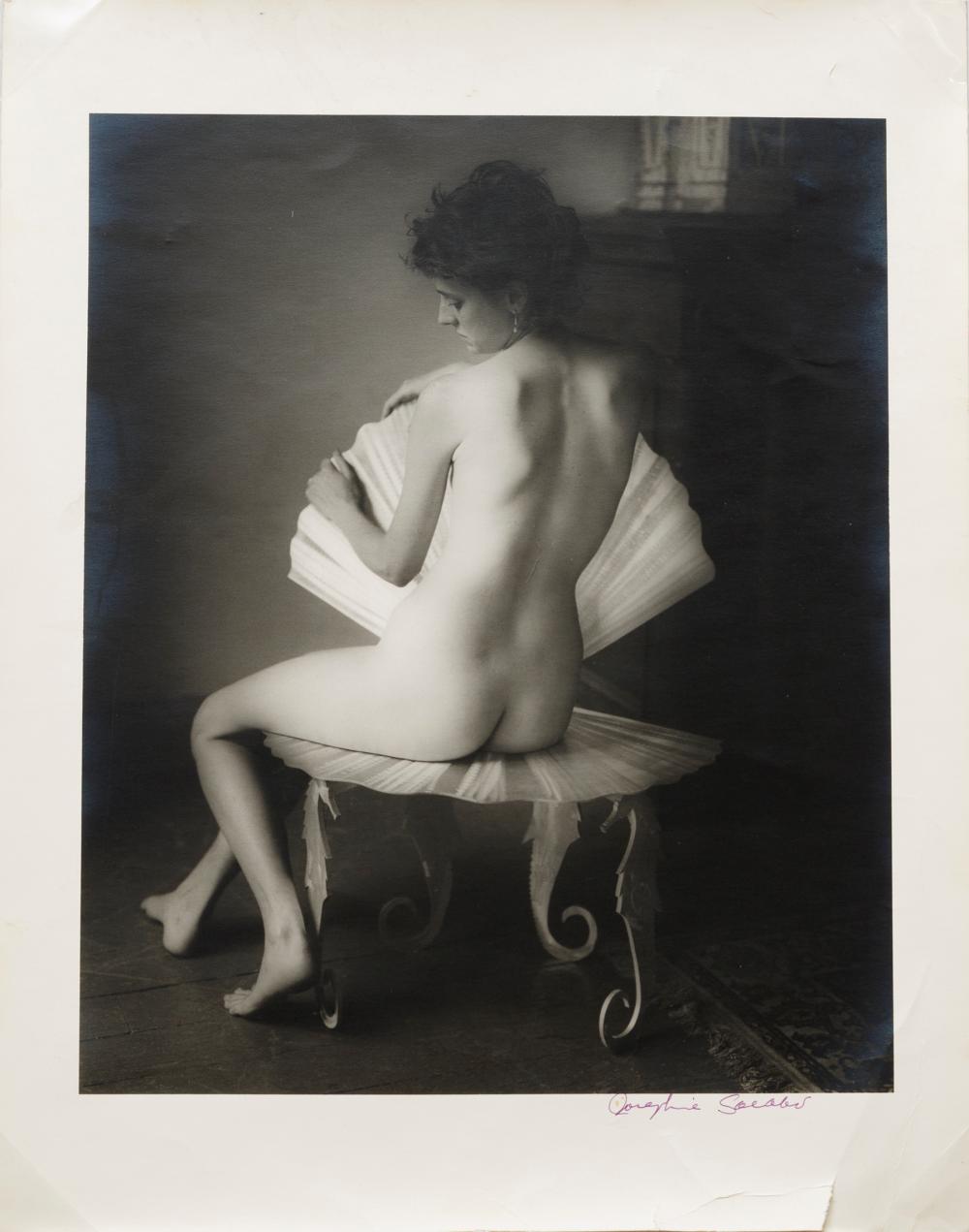 Appraisal: Josephine Sacabo American Texas b Female Nude on a Mario