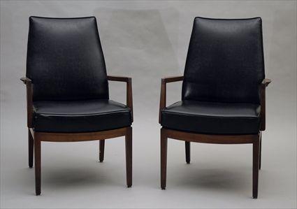 Appraisal: Pair of Moderne Chairs