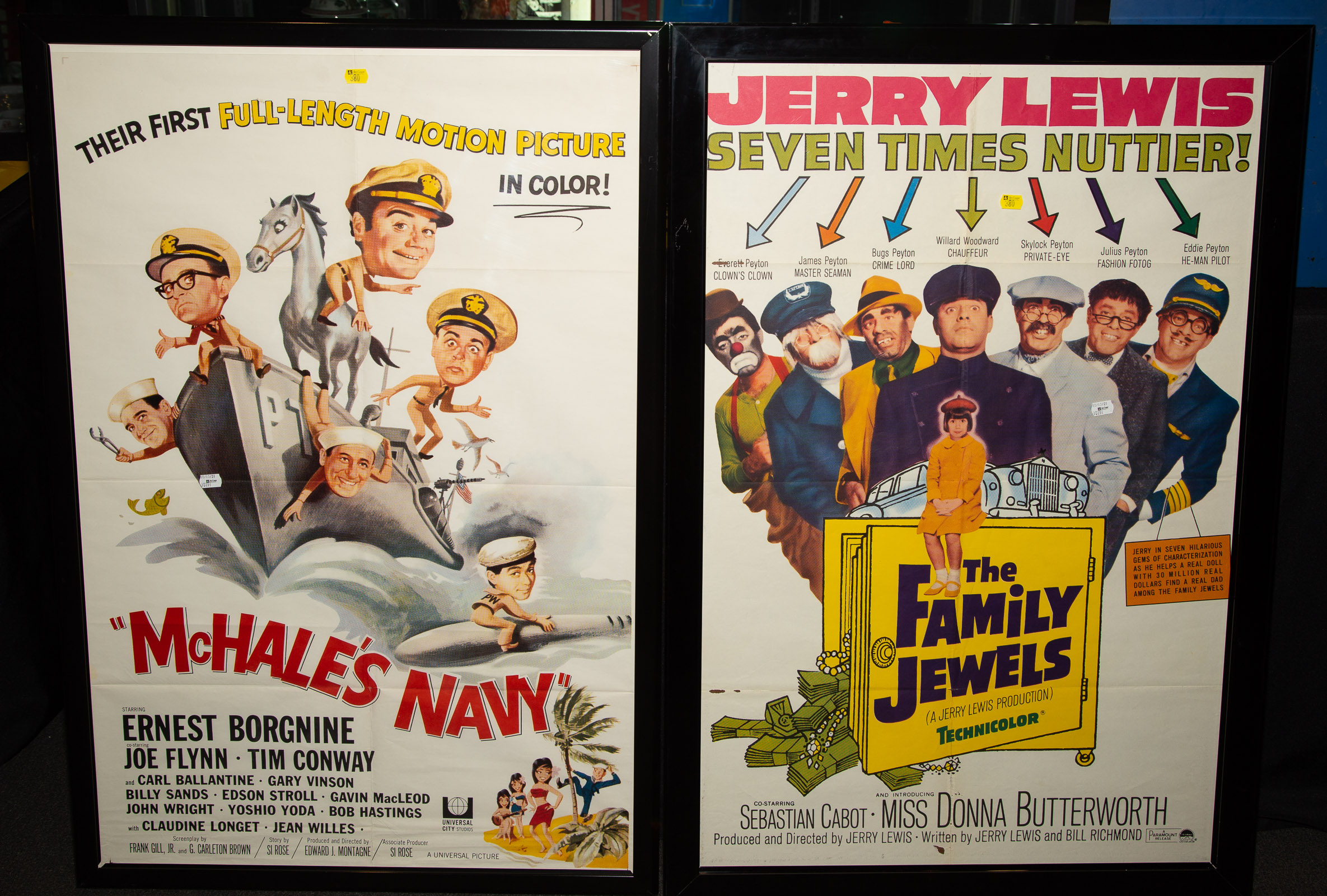 Appraisal: THE FAMILY JEWELS MCHALE'S NAVY POSTERS The Family Jewels with