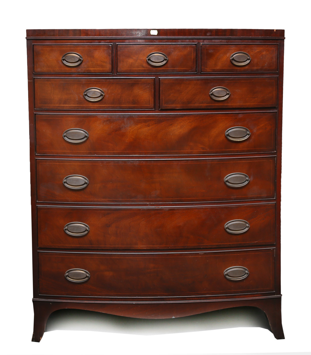 Appraisal: Henredon mahogany tall chest