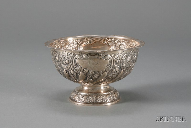 Appraisal: Edward VII Silver Bowl London makers' mark TAR FJI and