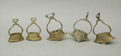 Appraisal: Misc Group of Five Stirrups