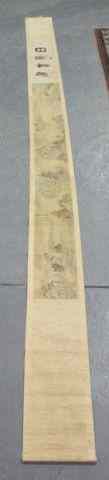 Appraisal: Zha Shi Biao Antique Chinese Watercolor Scroll Signed From a