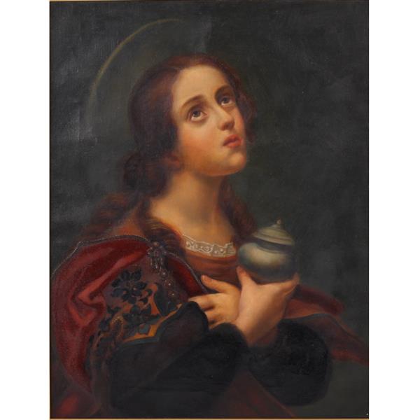 Appraisal: After Carlo Dolci - The MagdalenOil on CanvasItalian School th