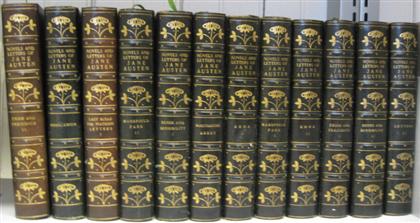 Appraisal: vols Austen Jane The Novels and Letters New York F