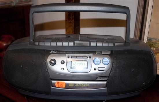 Appraisal: JVC boombox radio Estimate - No condition report supplied