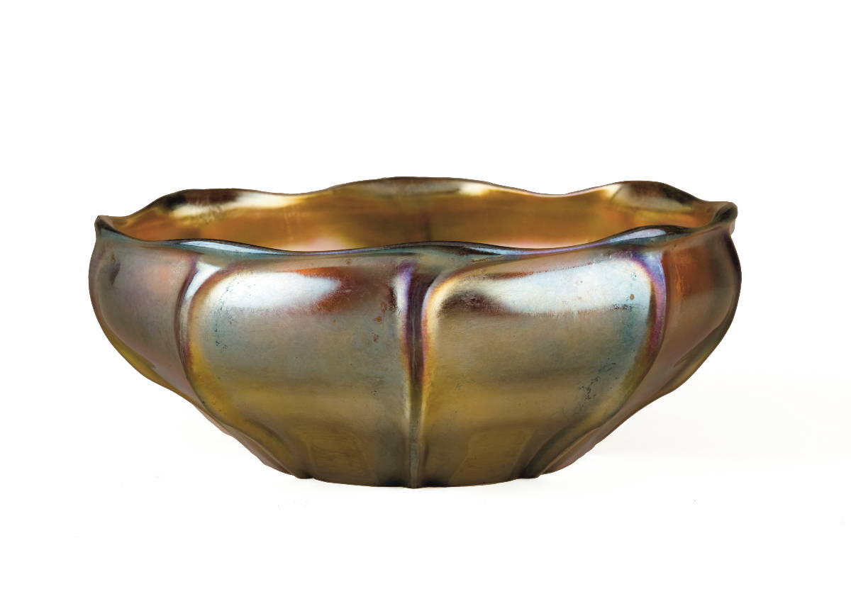 Appraisal: TIFFANY STUDIOS FAVRILE GLASS BOWL NEW YORK CIRCA - Of