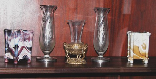 Appraisal: Artist Title Assorted lot of flower vases including pair of