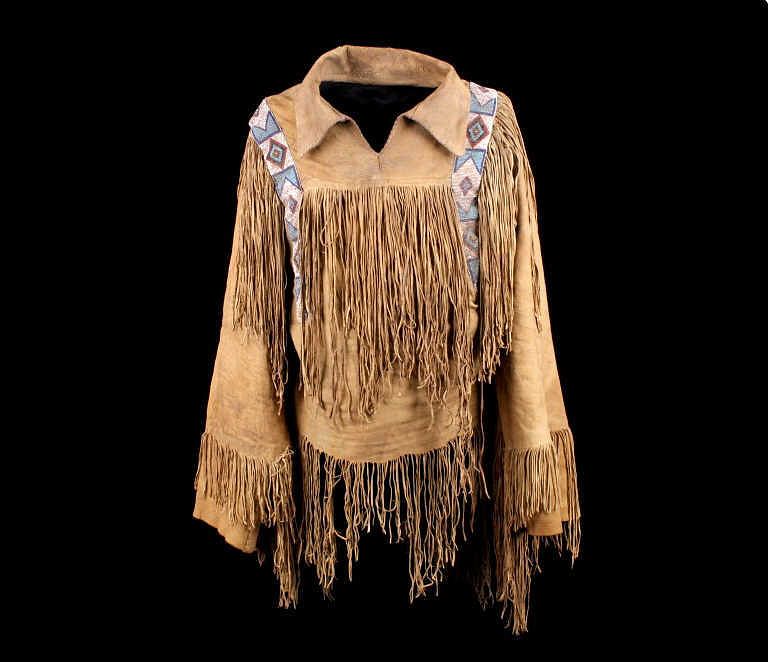 Appraisal: Southern Plains Beaded Scout Shirt The lot features an interesting