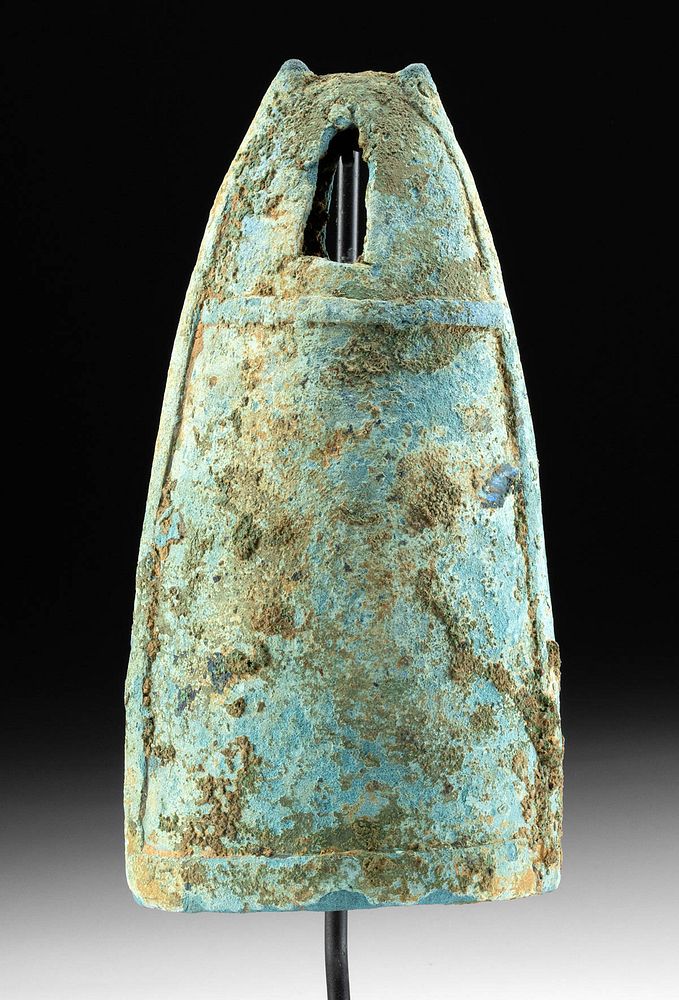 Appraisal: Chinese Song Dynasty Leaded Bronze Chime Bell East Asia China