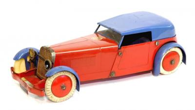 Appraisal: A Meccano No constructor car in red and blue original