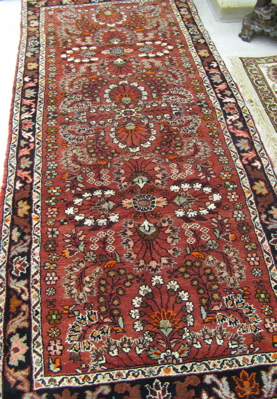 Appraisal: PERSIAN TRIBAL AREA RUG northwestern Iran overall floral sprig motif