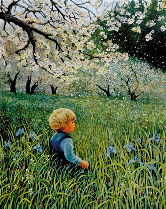 Appraisal: Helen Rayburn Caswell California b BLOSSOM TIME oil on canvas