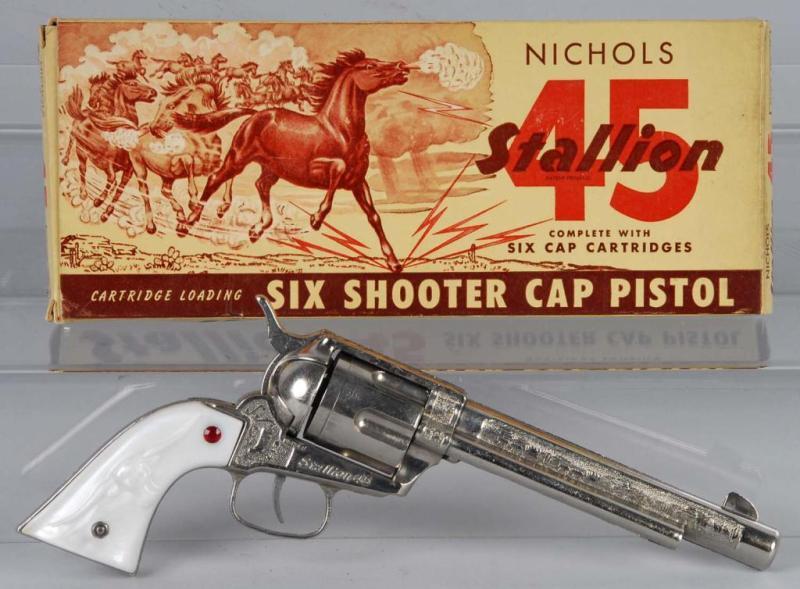 Appraisal: Nichols Stallion Mark Cap Gun Description No notches Includes box