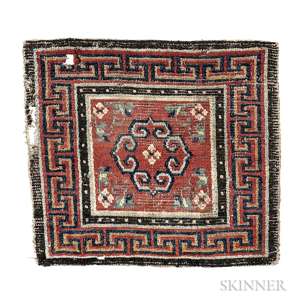 Appraisal: Tibetan Mat Tibetan Mat th century ft in x ft