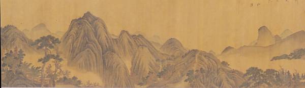 Appraisal: After Emperor Song Huizong - Landscape th Century Handscroll ink