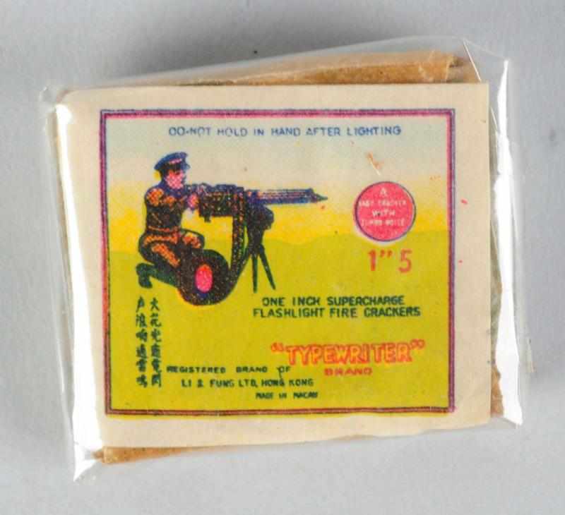 Appraisal: Typewriter Brand -Pack Firecrackers Class Manufactured by Li Fung Condition