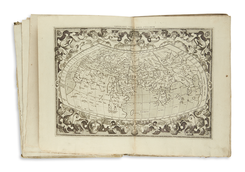 Appraisal: PTOLEMAUS CLAUDIUS and MERCATOR GERARDUS Tabulae Geographicae Cl Ptolemei ad