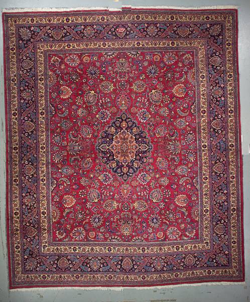 Appraisal: A Meshed carpet Northeast Persia circa size approximately ft in