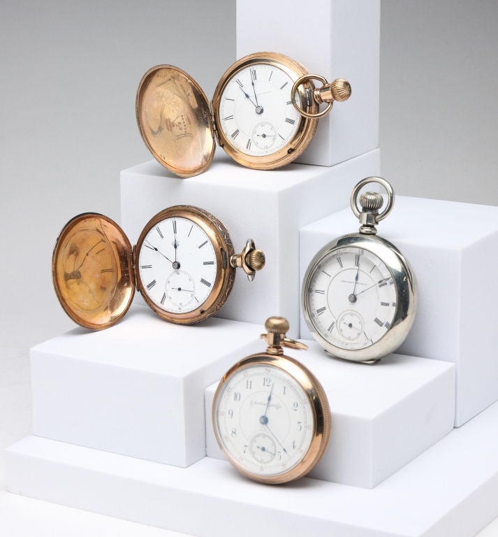 Appraisal: Fourth Qtr - th century Four S pocket watches not