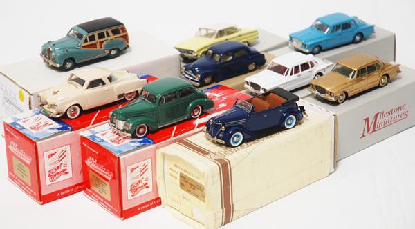 Appraisal: COLLECTION OF DIECAST MODELS FROM VARIOUS MAKERS INCLUDING MILISTONE MINIATURES