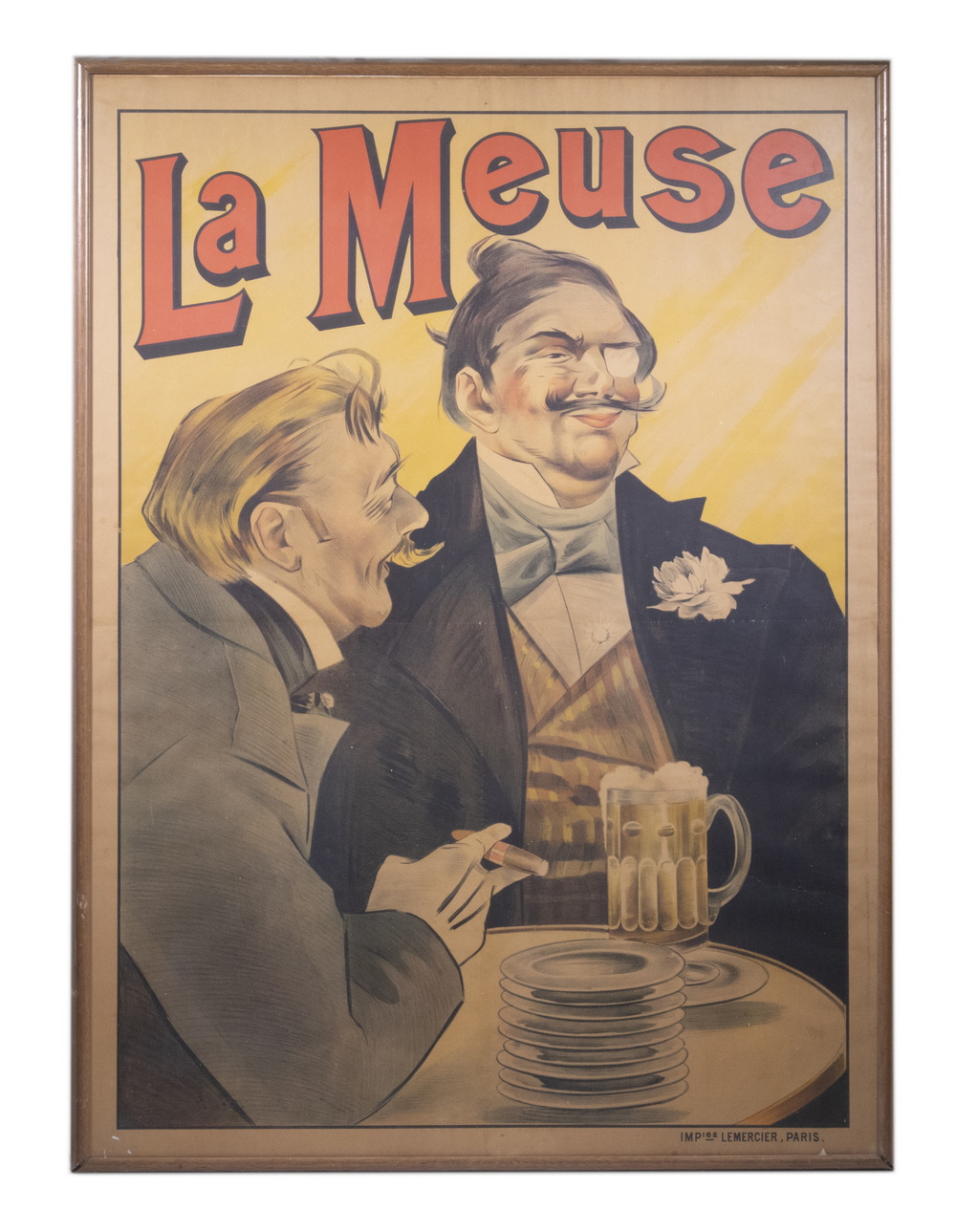 Appraisal: LUDEK MAROLD CZECH REPUBLIC - LA MEUSE POSTER Circa French