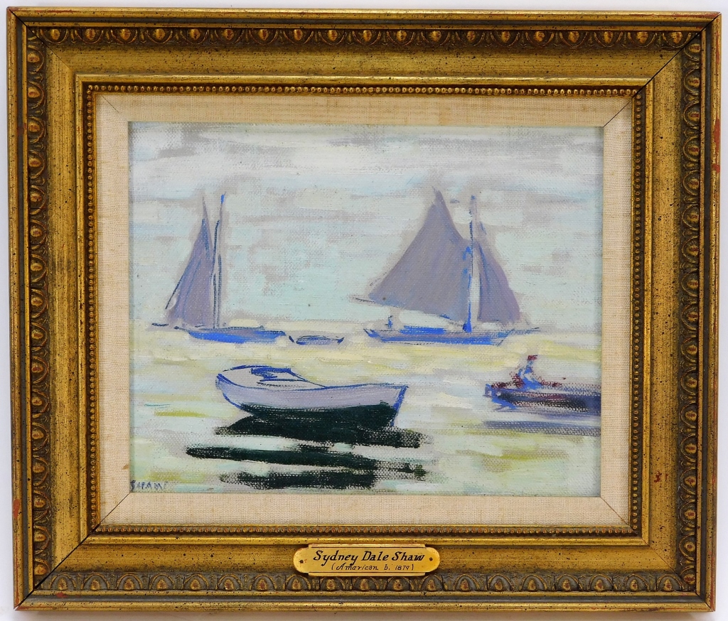 Appraisal: SYDNEY DALE SHAW IMPRESSIONIST SEASCAPE PAINTING New York California -