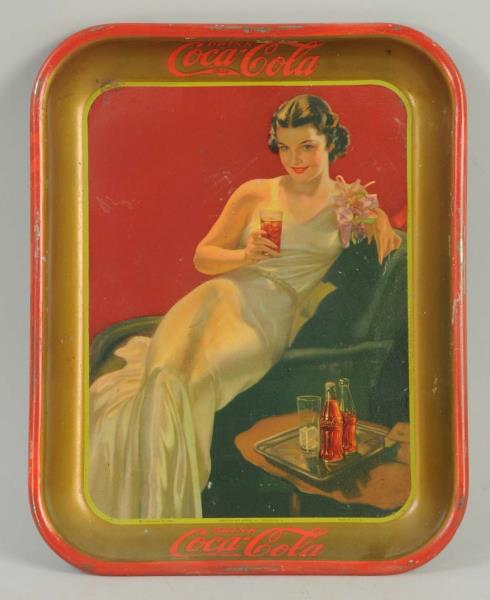 Appraisal: Coca Cola Tin Tray This tray has moderate scratching around