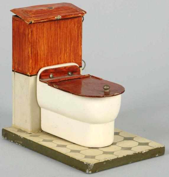 Appraisal: Tin Marklin Toilet Accessory German Circa Stamped Marklin on bottom