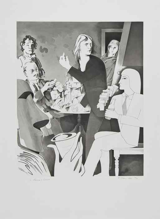 Appraisal: Richard Hamilton - In Horne's House L etching with aquatint