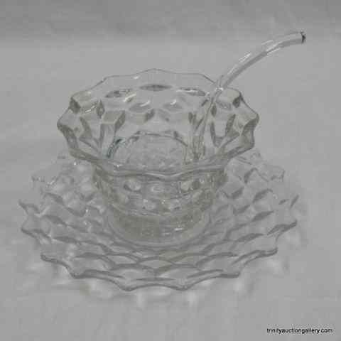 Appraisal: American Fostoria Piece Mayonnaise ServerProduced by Fostoria Glass in the