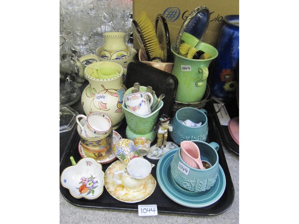 Appraisal: Tray of assorted ceramics - Honiton etc