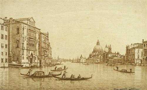 Appraisal: VENETIAN SCHOOL TH CENTURY The Grand Canal in Venice Pen