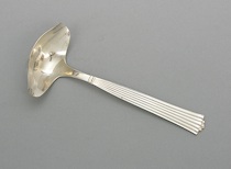 Appraisal: A Sterling Silver Sauce Ladle A handsome sterling silver sauce