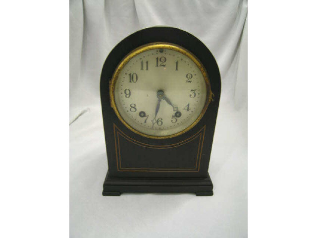 Appraisal: Seth Thomas Beehive Mantle Clock mahogany string inlay working