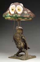 Appraisal: EXTREMELY IMPORTANT PAIRPOINT PUFFY OWL LAMP THIS IS THE RAREST