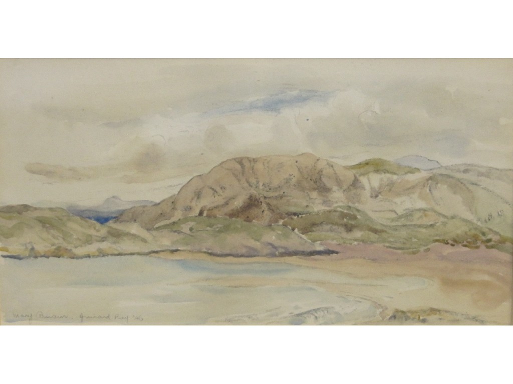 Appraisal: MARY NICOL NEILL ARMOUR Watercolour 'Gruinard Bay' signed and entitled