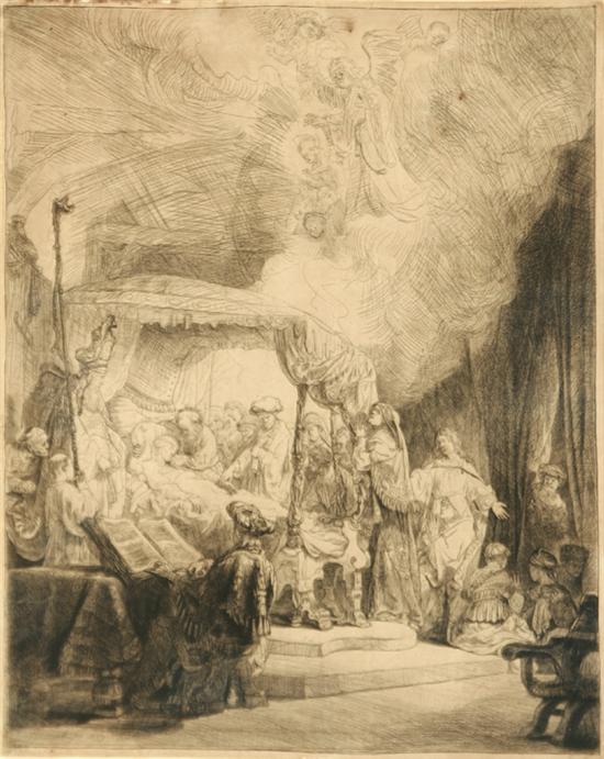 Appraisal: Rembrandt van Rijn Dutch - The Death of the Virgin