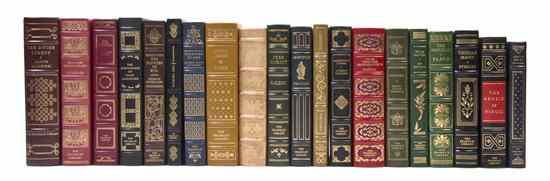 Appraisal: FRANKLIN LIBRARY A group of leather-bound books published by the