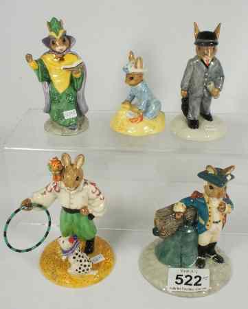 Appraisal: Royal Doulton Bunnykins Figures Mystic DB Tino the Trixster DB