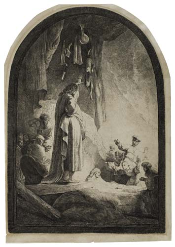 Appraisal: REMBRANDT VAN RIJN The Raising of Lazarus The Larger Plate