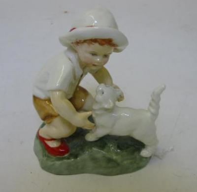 Appraisal: A ROYAL WORCESTER PORCELAIN FIGURE Snowy HN modelled by F