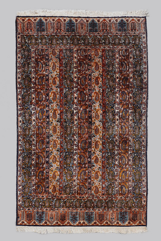 Appraisal: APPROX - YR OLD TURKISH HAND KNOTTED WOOL RUG '