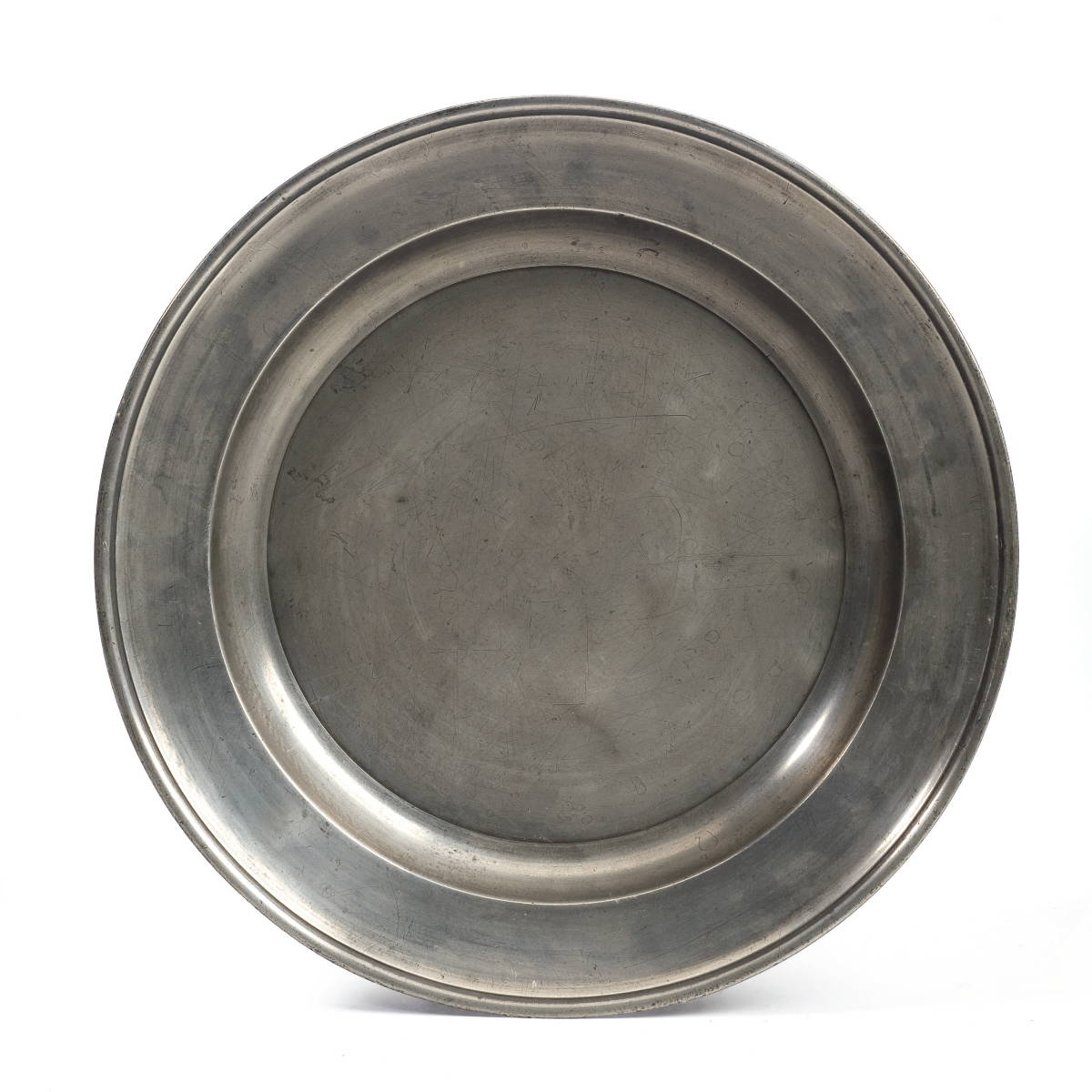 Appraisal: AMERICAN PEWTER DISH SAMUEL HAMLIN HARTFORD AND PROVIDENCE CIRCA -