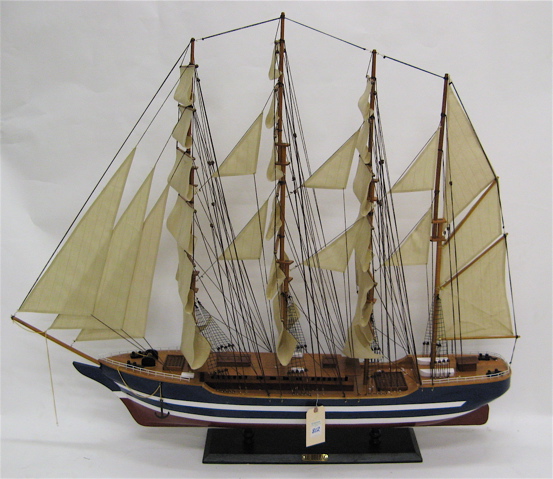 Appraisal: SAILING SHIP MODEL Le Belem a French three-masted barque first