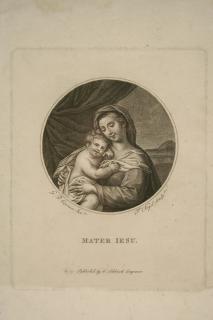 Appraisal: ENGRAVING Titled Mater Jesu by Vogel after Cipriani published by