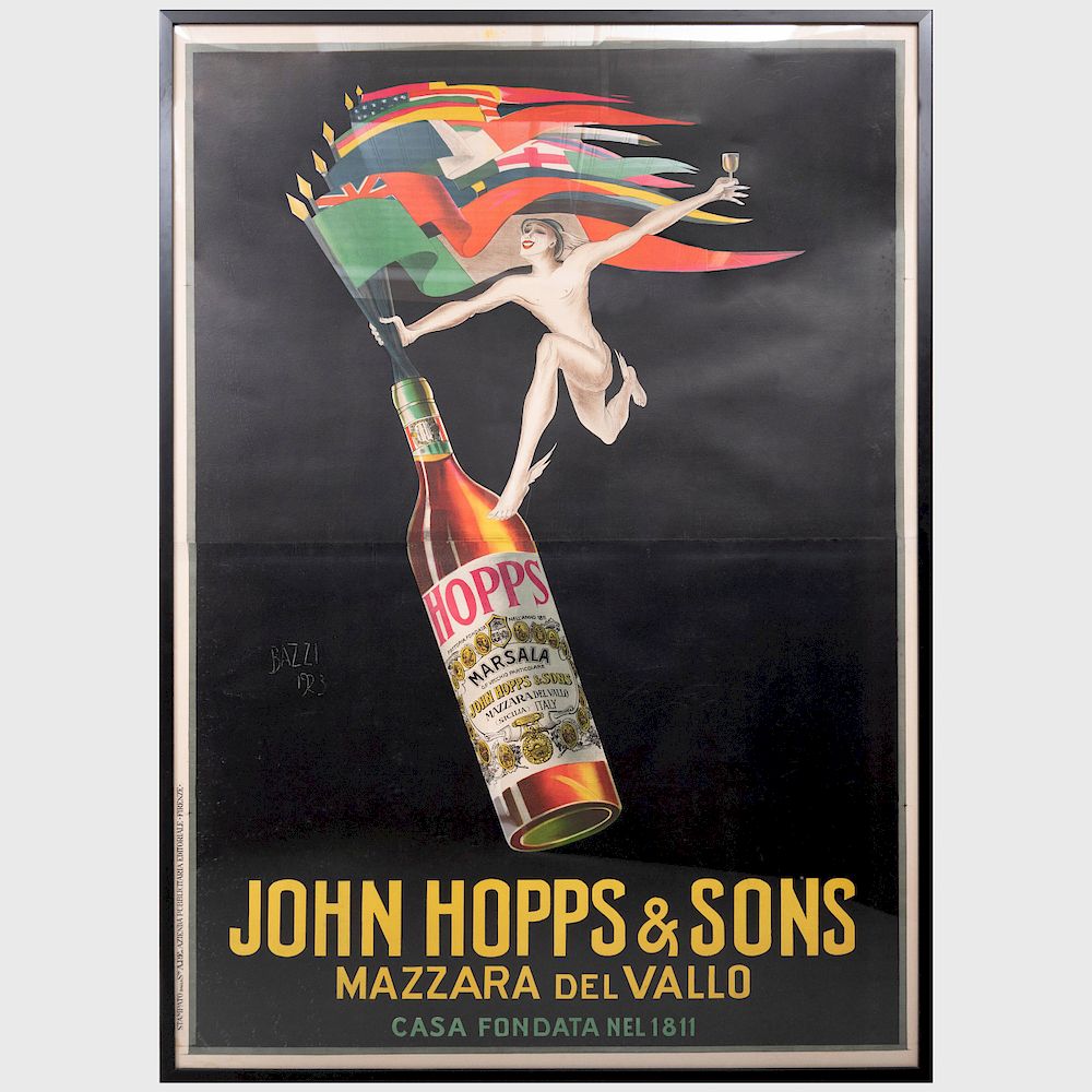 Appraisal: Mario Bazzi - John Hopps Sons Lithographic poster x in